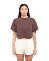 Shaka Wear Women's Garment-Dyed Crop T-Shirt - Shaka Wear SHGDC