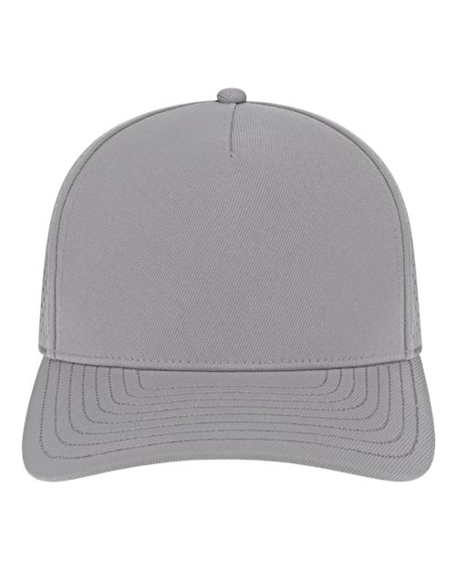 CAP AMERICA Premium Water-Resistant Perforated Cap - CAP AMERICA i8540 CAP AMERICA Silver Adjustable