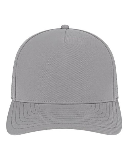 CAP AMERICA Premium Water-Resistant Perforated Cap - CAP AMERICA i8540 CAP AMERICA Silver Adjustable