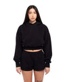 Shaka Wear Women's Garment-Dyed Crop Hooded Sweatshirt - Shaka Wear SHGWC