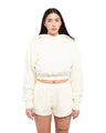 Shaka Wear Women's Garment-Dyed Crop Hooded Sweatshirt - Shaka Wear SHGWC