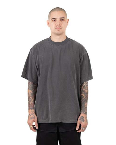 Shaka Wear Unisex Garment-Dyed Reverse T-Shirt - Shaka Wear SHGRS