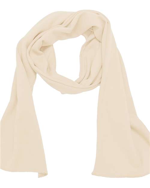 Bayside USA Made Cotton Thermal Scarf - Bayside 1150BA Bayside Cream One Size
