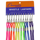 Champion Sports HEAVY-DUTY NEON NYLON LANYARDS