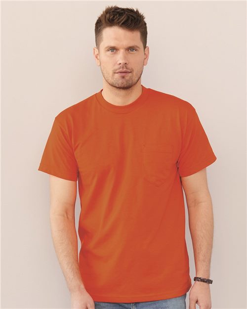 Bayside USA-Made 50/50 Pocket T-Shirt - Bayside 1725 Bayside