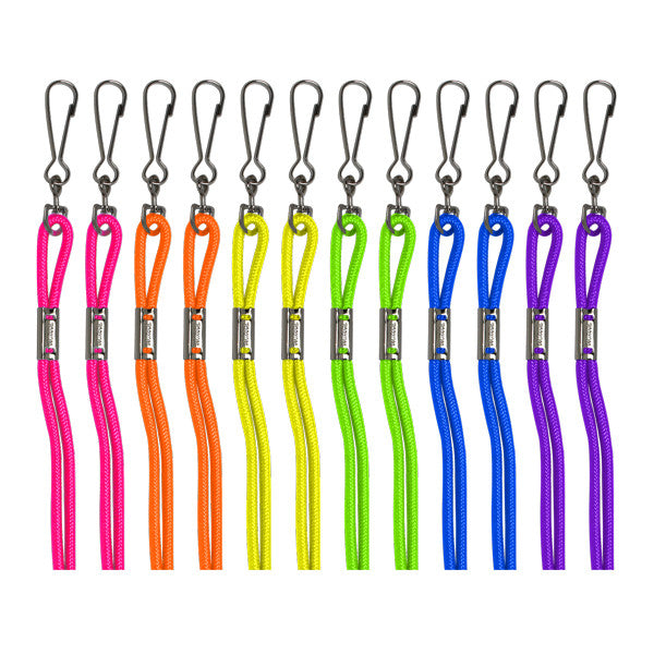 HEAVY-DUTY NEON NYLON LANYARDS