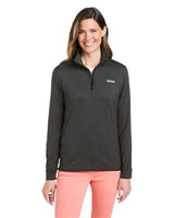Vineyard Vines K002521 Women's Microstripe Sankaty Half-Zip Pullover