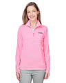 Vineyard Vines K002521 Women's Microstripe Sankaty Half-Zip Pullover
