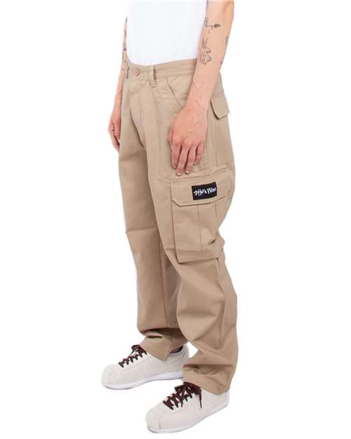 Shaka Wear Unisex Twill Cargo Pants - Shaka Wear SHSPCP