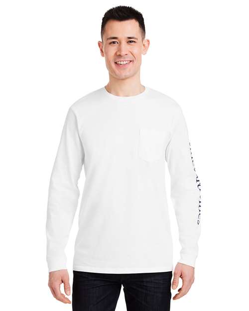 Vineyard Vines V021214 Unisex Long Sleeve Pocket T-Shirt