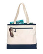 Gemline Utility Tote - Gemline G1510 Gemline Natural/ Navy One Size