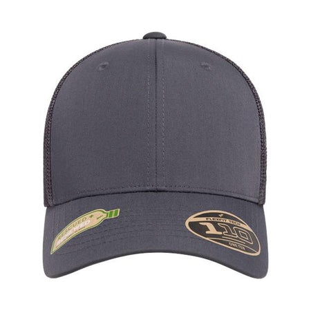 Flexfit 110® Recycled Mesh Cap - Flexfit 110R Flexfit Charcoal Adjustable