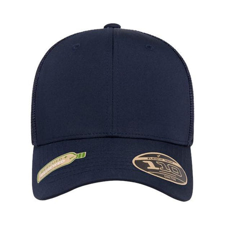 Flexfit 110® Recycled Mesh Cap - Flexfit 110R Flexfit Navy Adjustable