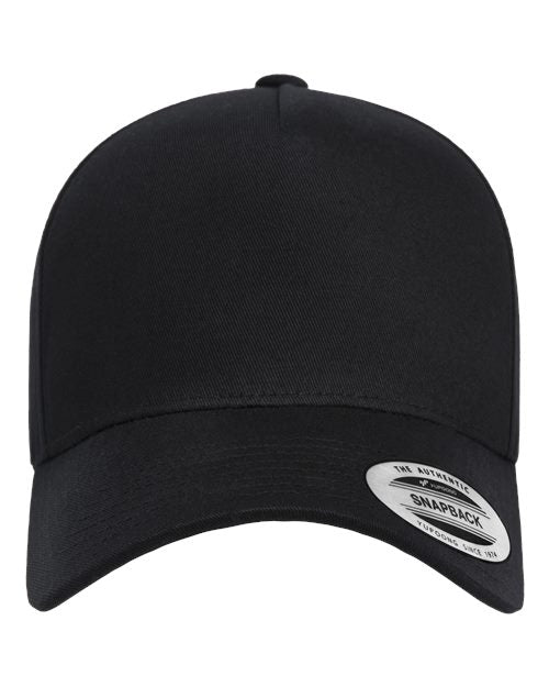 YP Classics Retro Cotton Blend Trucker Snapback Cap - Yupoong 5079