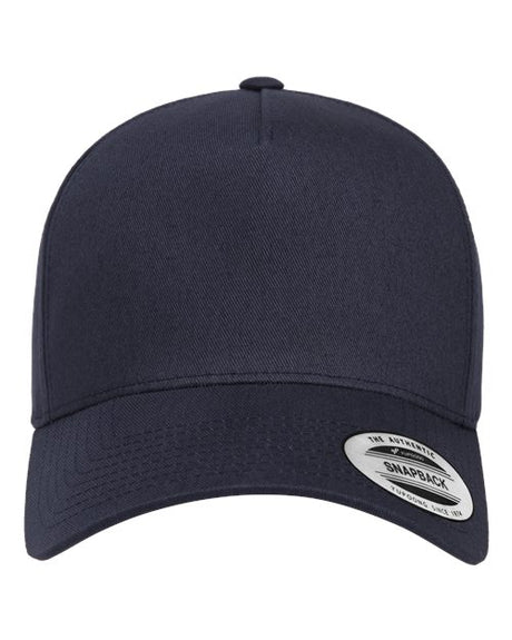 YP Classics Retro Cotton Blend Trucker Snapback Cap - Yupoong 5079