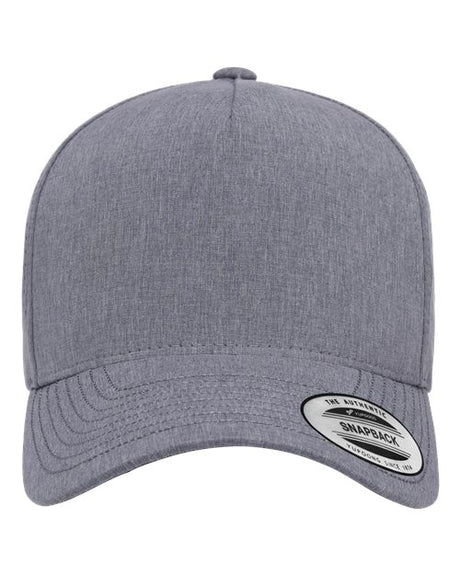 YP Classics Five-Panel Snapback with Perforated Cap - Yupoong 5389AP