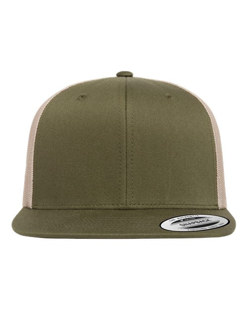 YP Classics Retro High Profile Trucker Cap - Yupoong 6609