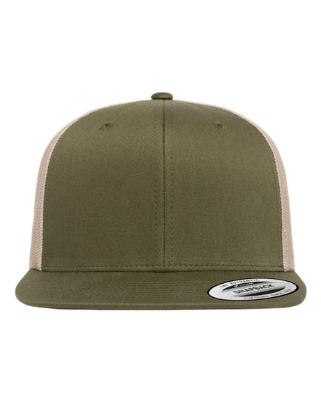 YP Classics Retro High Profile Trucker Cap - Yupoong 6609