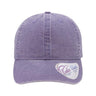 Infinity Her Women's Pigment-Dyed with Fashion Undervisor Cap - Infinity Her CASSIE Infinity Her Violet/ Floral Adjustable