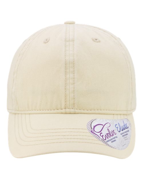 Infinity Her Women's Pigment-Dyed with Fashion Undervisor Cap - Infinity Her CASSIE Infinity Her Vanilla/ Longhorn Adjustable