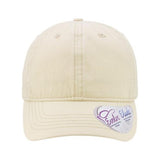 Infinity Her Women's Pigment-Dyed with Fashion Undervisor Cap - Infinity Her CASSIE Infinity Her Vanilla/ Longhorn Adjustable