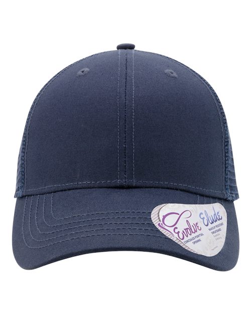 Infinity Her Women's Modern Trucker Cap - Infinity Her CHARLIE Infinity Her Dark Navy/ Navy Adjustable