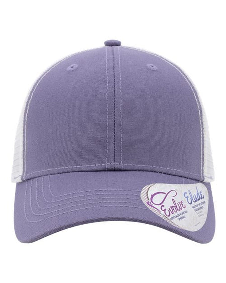 Infinity Her Women's Modern Trucker Cap - Infinity Her CHARLIE Infinity Her Violet/ White Adjustable