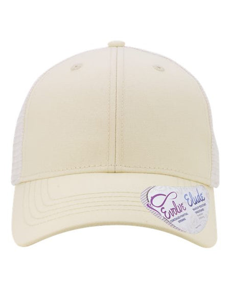 Infinity Her Women's Modern Trucker Cap - Infinity Her CHARLIE Infinity Her Vanilla/ White Adjustable