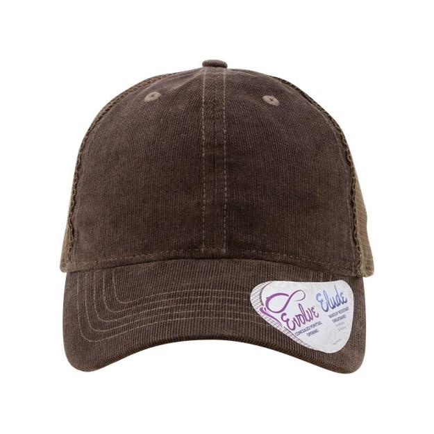 Infinity Her Women's Corduroy Cap - Infinity Her JO Infinity Her Chocolate/ Tonal Fawn/ Chocolate Adjustable