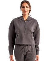 TriDri Women's Alice Half-Zip Hooded Sweatshirt - TriDri TD077