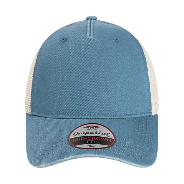 Imperial The Gambit Mesh Back Cap - Imperial X240M Imperial Breaker Blue/ Stone Adjustable