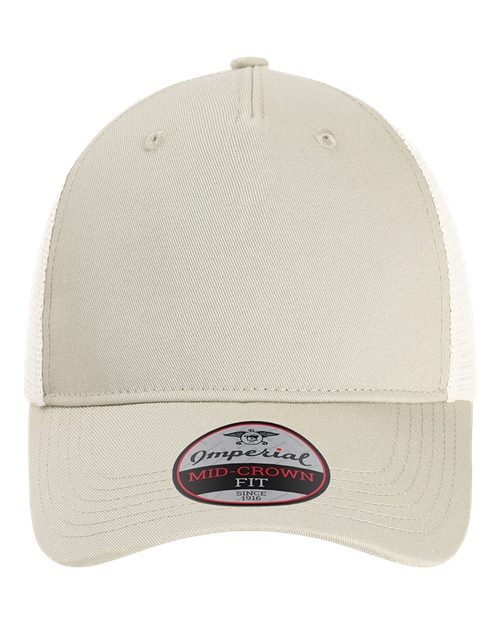 Imperial The Gambit Mesh Back Cap - Imperial X240M Imperial Stone Khaki/ Stone Adjustable