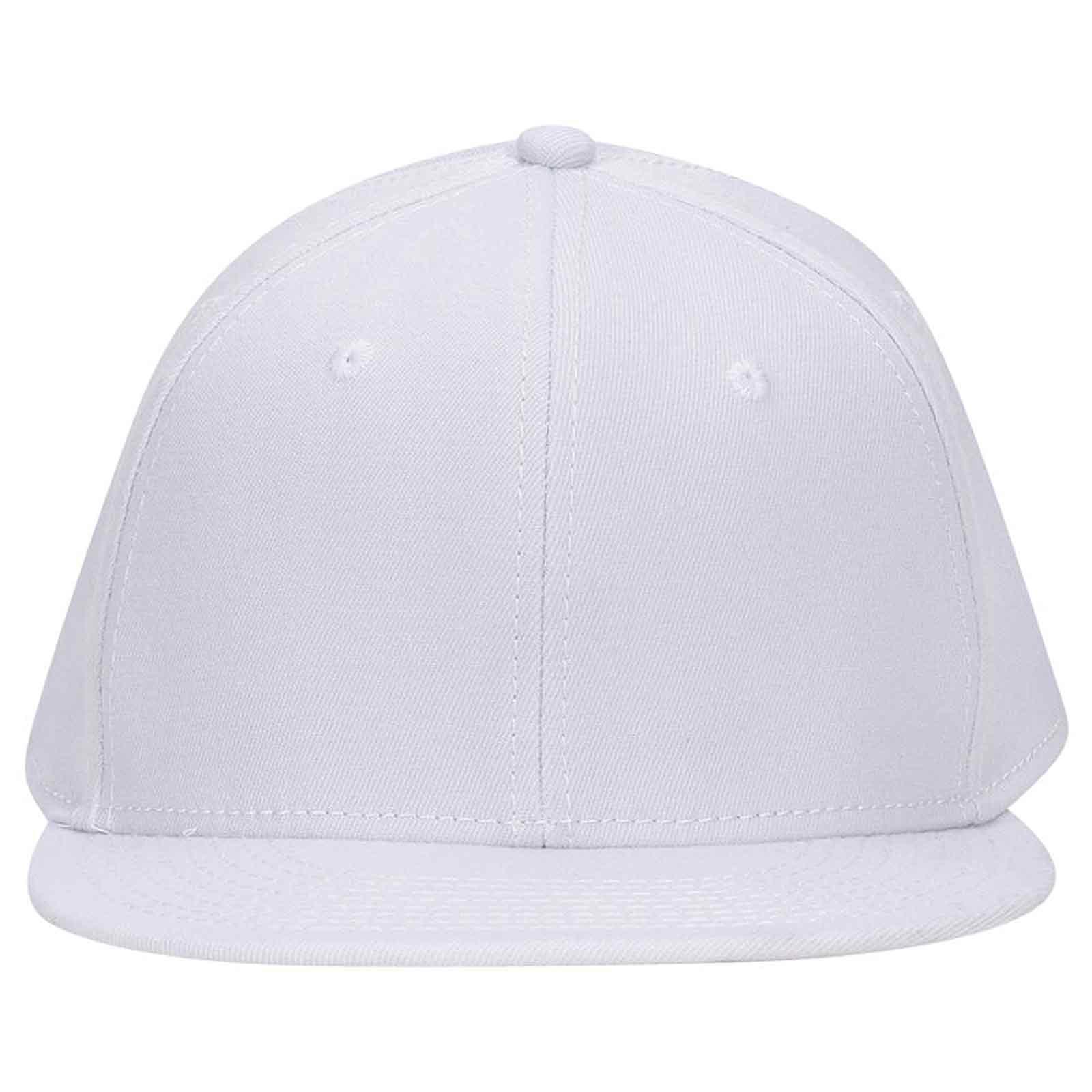 OTTO CAP "OTTO FLEX" 6 Panel Mid Profile Baseball Cap OTTO 13-1005 Otto Cap 016 - White S/M