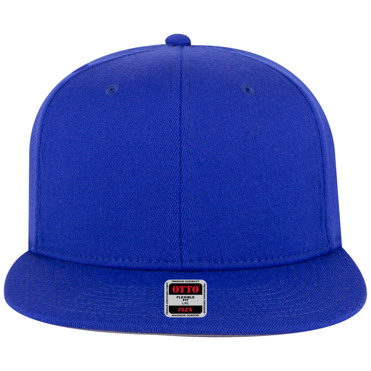 OTTO CAP "OTTO FLEX" 6 Panel Mid Profile Style Baseball Cap OTTO 13-1329 Otto Cap 001 - Royal S/M