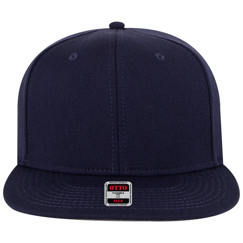 OTTO CAP "OTTO FLEX" 6 Panel Mid Profile Style Baseball Cap OTTO 13-1329 Otto Cap 004 - Navy S/M