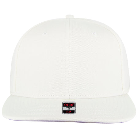 OTTO CAP "OTTO FLEX" 6 Panel Mid Profile Style Baseball Cap OTTO 13-1329 Otto Cap 016 - White L/XL