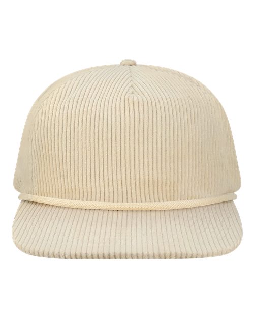 LOCALE Unstructured with Rope Cap - LOCALE WILSON LOCALE Ivory Corduroy Adjustable