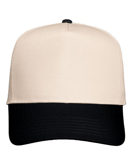 Valucap Five-Panel Twill Cap - Valucap 8869