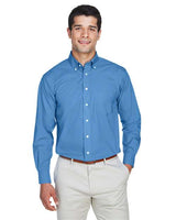 Joe's USA Men's Crown Collection® Broadcloth Woven Dress Shirt