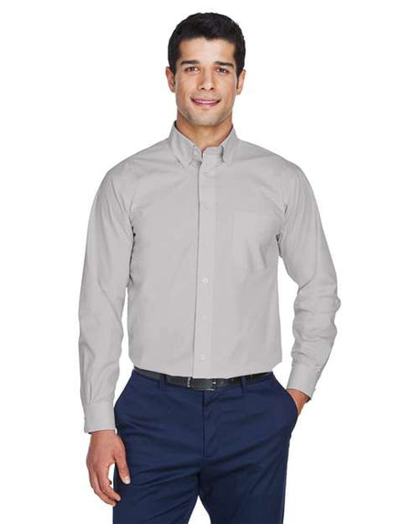 Joe's USA Men's Crown Collection® Broadcloth Woven Dress Shirt