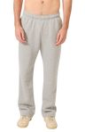 Royal Apparel 13056 Unisex Cotton Fleece Straight Leg Sweatpant - Heather Grey