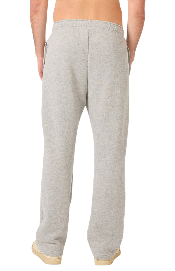 Royal Apparel 13056 Unisex Cotton Fleece Straight Leg Sweatpant - Heather Grey
