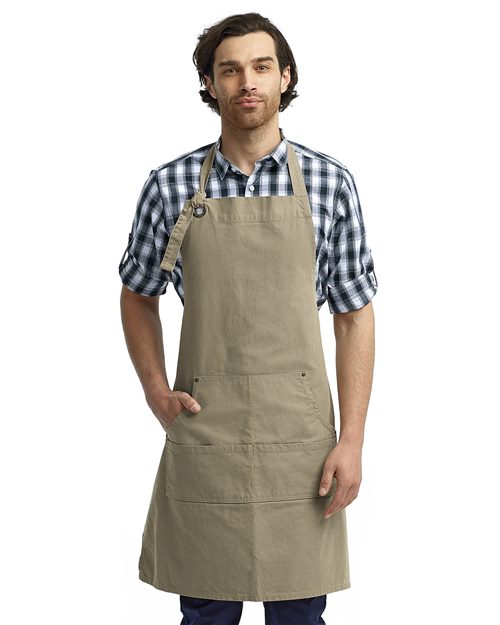 Artisan Collection by Reprime Calibre Heavy Canvas Apron with Pocket - Artisan Collection by Reprime RP137 Artisan Collection by Reprime