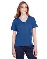 Joe's USA Women's CrownLux Performance® Plaited Rolled Sleeve Shirt
