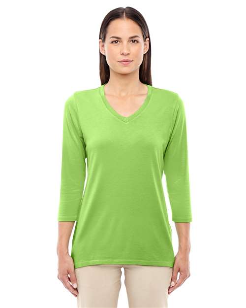 Devon & Jones Women's Perfect Fit™ Bracelet-Length V-Neck Top - Devon & Jones 13256