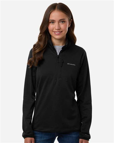 Columbia 213624 Women's Essential Hike Grid Fleece Half-Zip Pullover