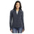 Ladies Colorblock Microfleece Jacket Joe's USA Battleship Grey/Pearl Grey X-Small