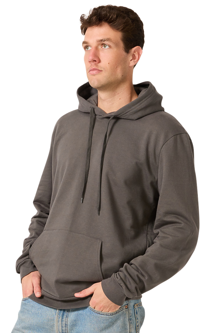 Royal Apparel 13155 Unisex Cotton Pullover Hoodie - Asphalt
