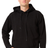Royal Apparel 13155 Unisex Cotton Pullover Hoodie - Black