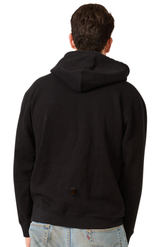 Royal Apparel 13155 Unisex Cotton Pullover Hoodie - Black